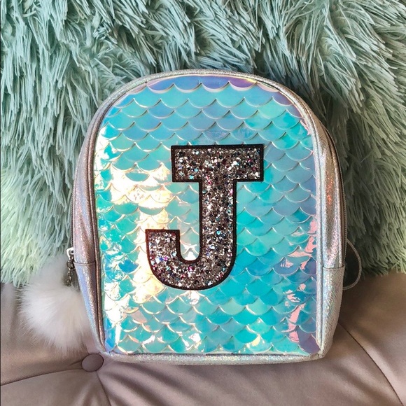 NWOT Justice Mermaid Glitter Mini Backpack - Picture 2 of 11